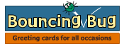 Bouncing Bug Greeting Cards